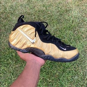 Metallic Gold Foamposite Pro
